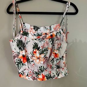 Floral tank and short set